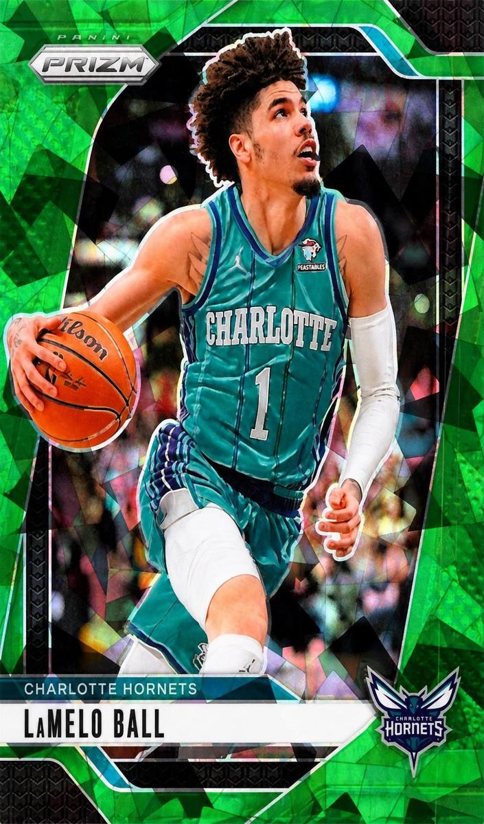 2024 Panini Prizm Basketball Green Ice LaMelo Ball #30