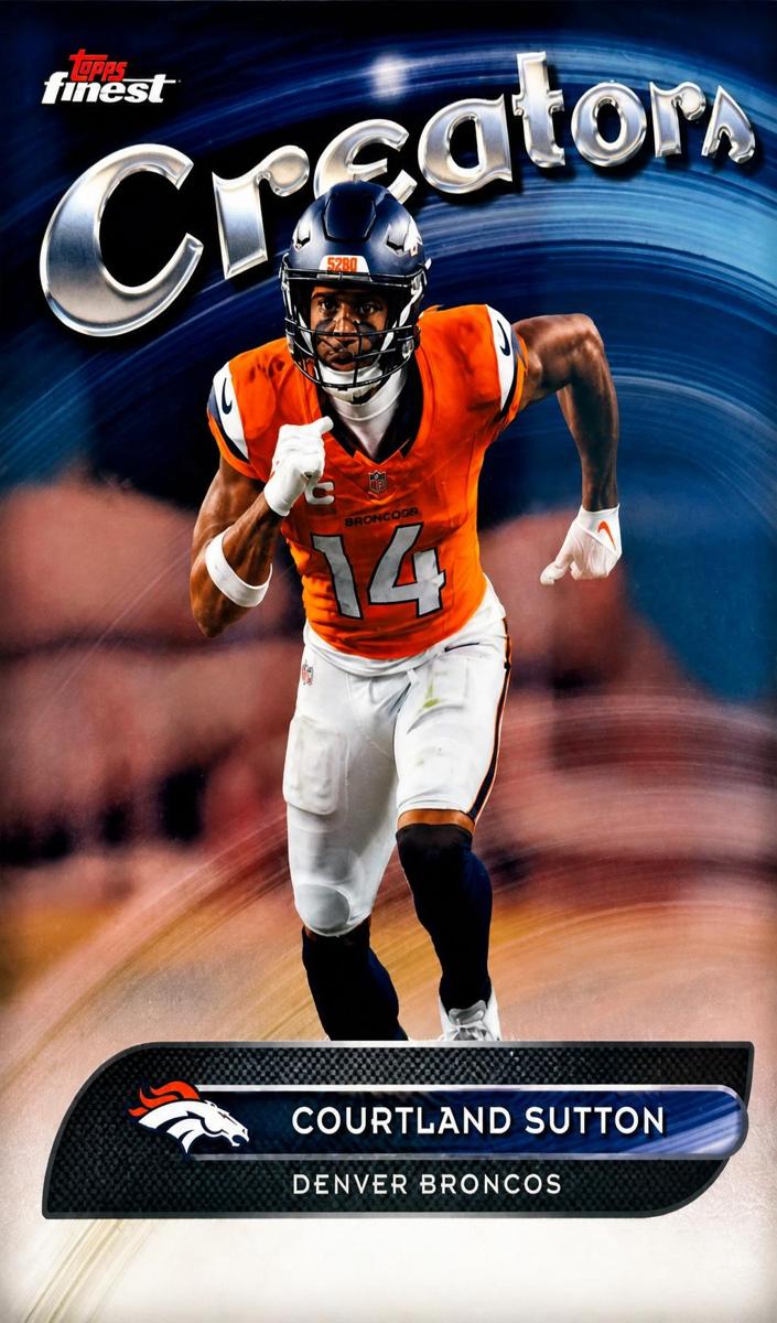 2025 Topps Finest Football Courtland Sutton #CR-9