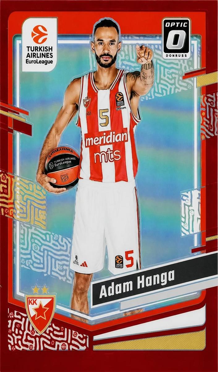 2023 Donruss Turkish Airlines EuroLeague Basketball Red Adam Hanga #136