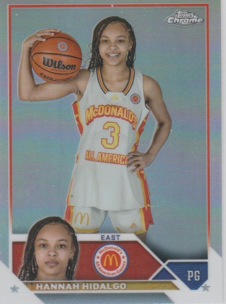 2023 Topps Chrome McDonald's All American Basketball Refractor Hannah Hidalgo #78 PSA 9