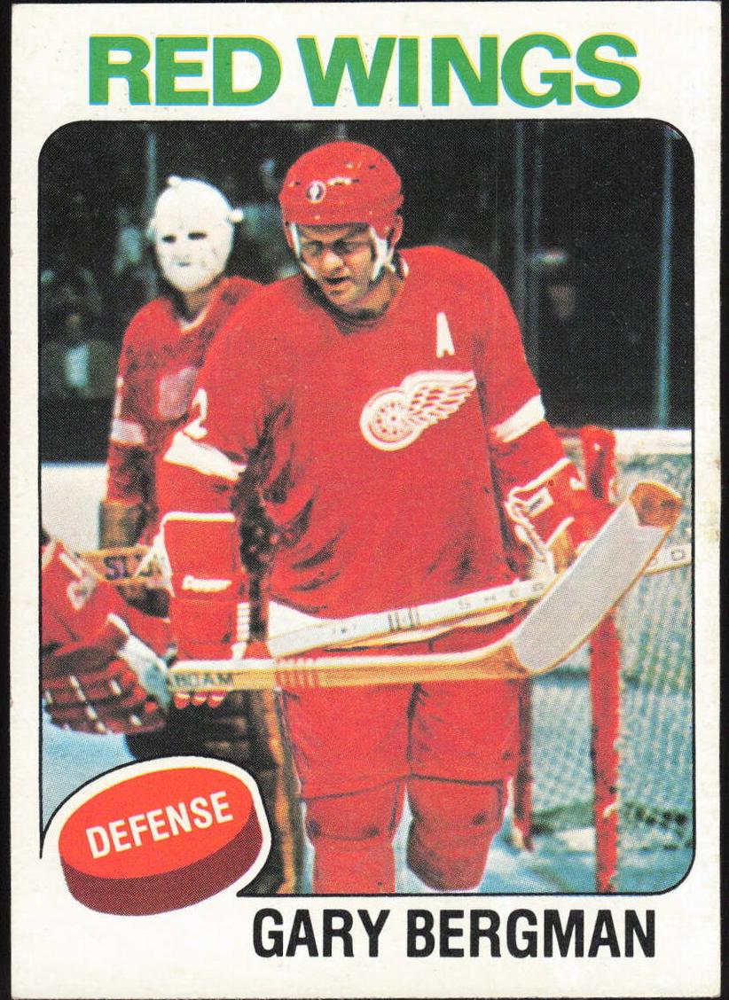 1975 Topps Hockey Gary Bergman #236 PSA 5
