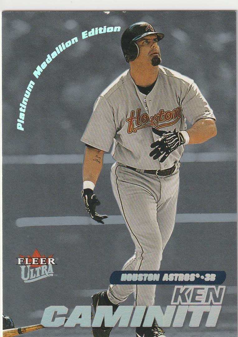2001 Fleer Ultra Baseball Platinum Medallion Ken Caminiti #193
