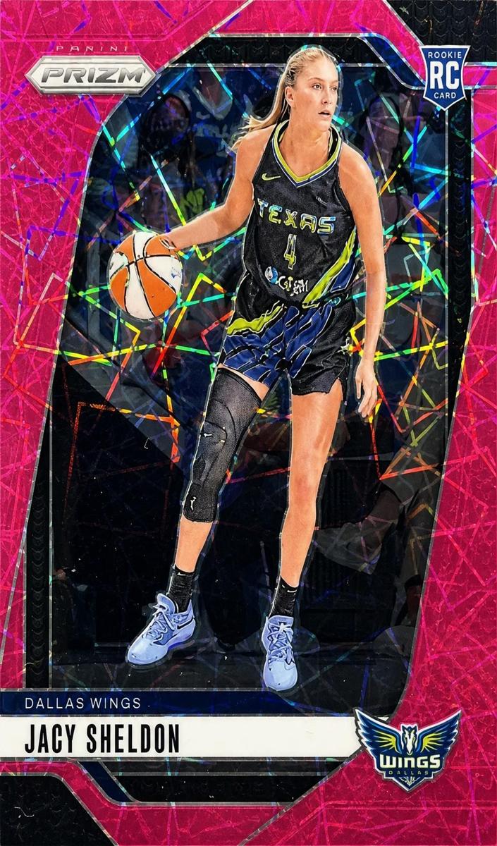 2024 Panini Prizm WNBA Basketball Pink Velocity Jacy Sheldon #4 SGC 9.5