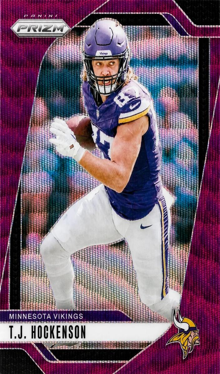 2024 Panini Prizm Football Purple Wave T.J. Hockenson #188
