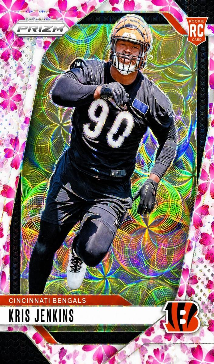 2024 Panini Prizm Football Choice Cherry Blossom Kris Jenkins #364