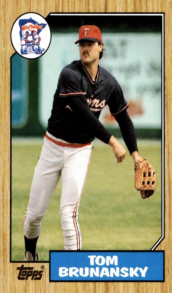 1987 Topps Baseball Tom Brunansky #776 PSA 9