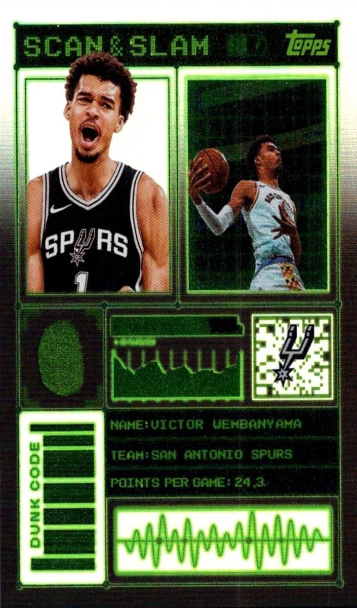 2025 Topps Basketball Victor Wembanyama #SS-15 RAW Ungraded