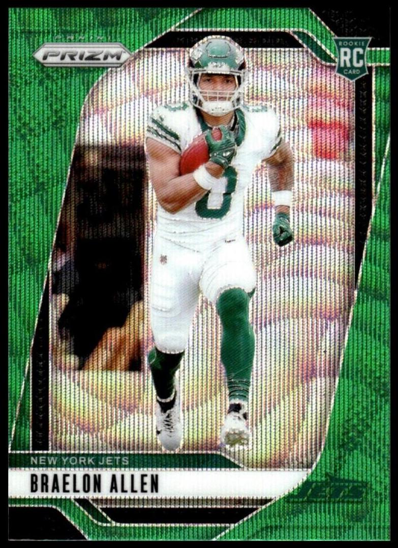 2024 Panini Prizm Football Green Wave Braelon Allen #311 PSA 9