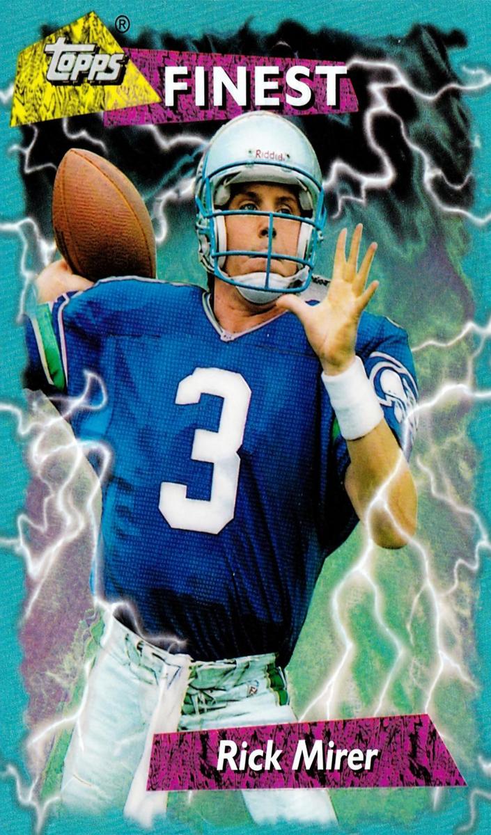 1995 Topps Finest Football Refractor Rick Mirer #265