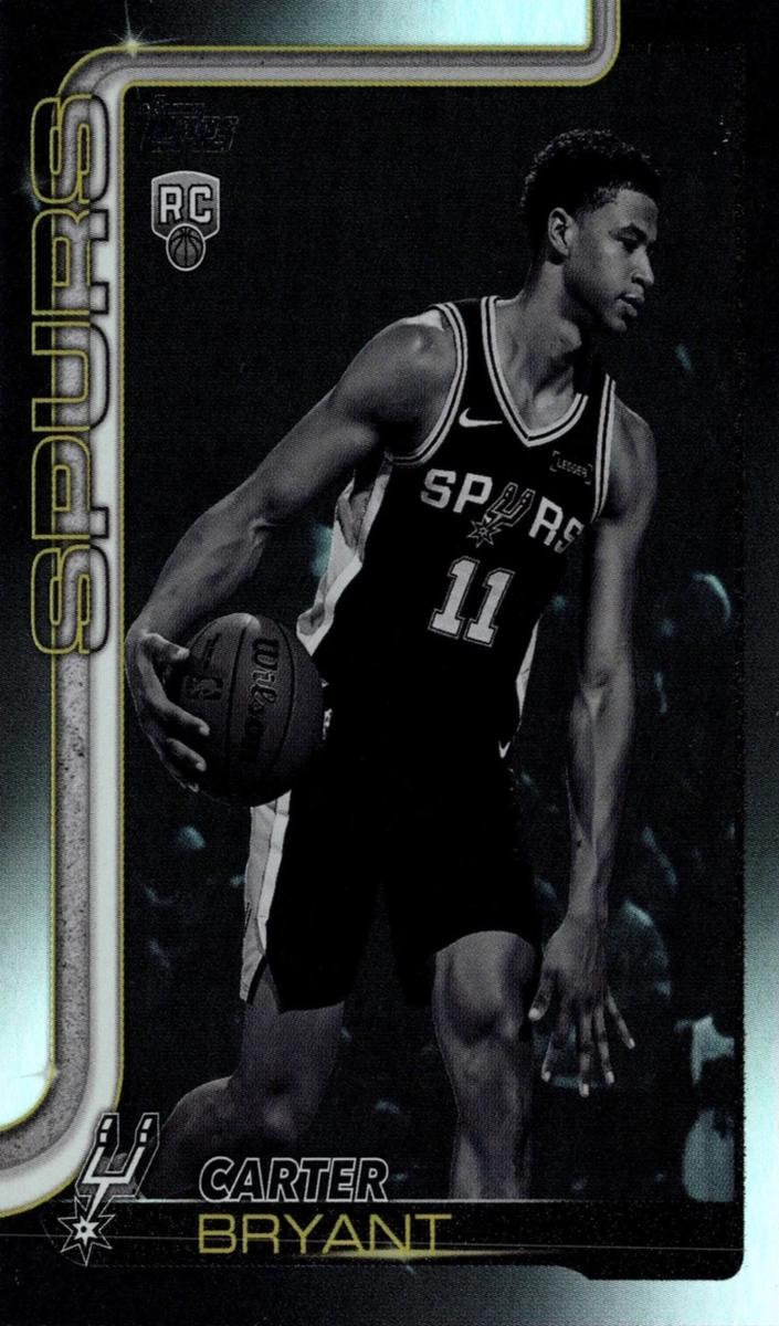 2025 Topps Basketball Blackout Carter Bryant #214 PSA 10