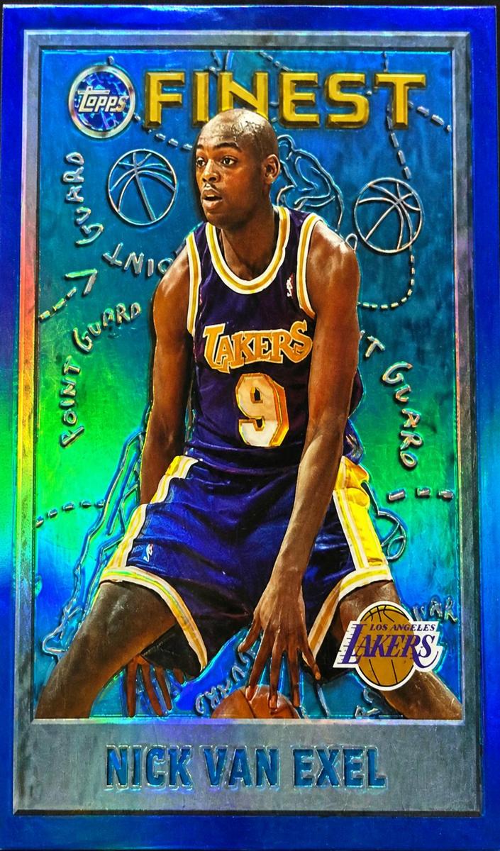 1995 Topps Finest Basketball Refractor Nick Van #70 PSA 9