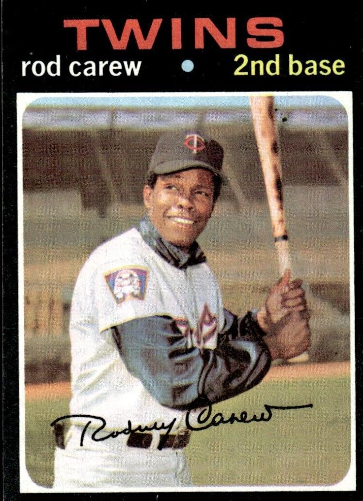 1971 Topps Baseball Rod Carew #210 RAW Ungraded