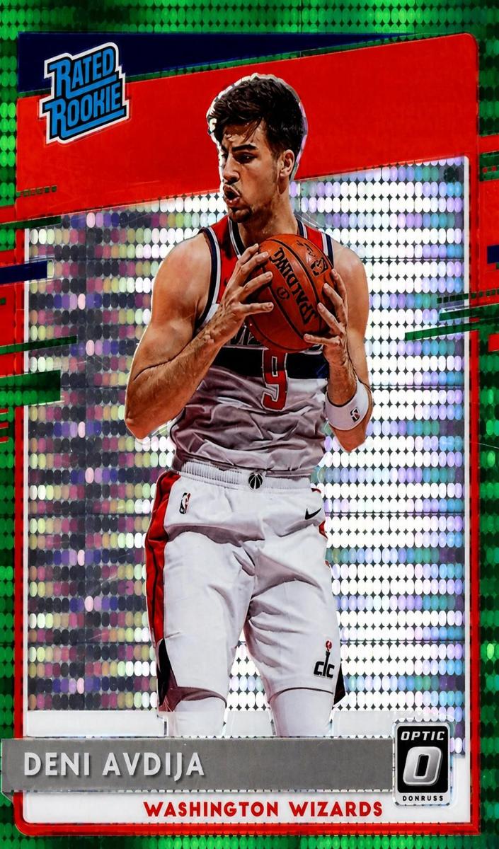 2020 Donruss Optic Basketball Fanatics Green Pulsar Deni Avdija #159