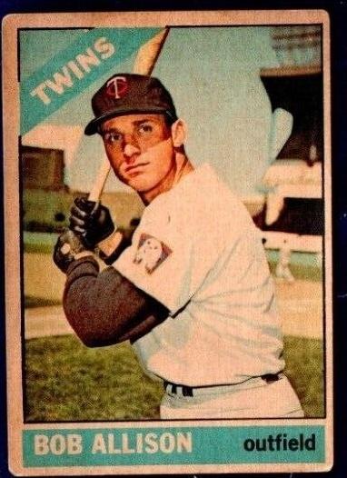 1966 Topps Venezuelan Baseball Bob Allison #345