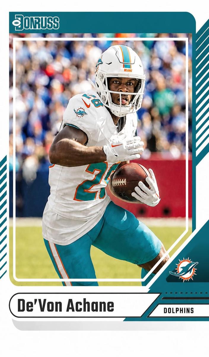 2024 Panini Donruss Football De'Von Achane #236