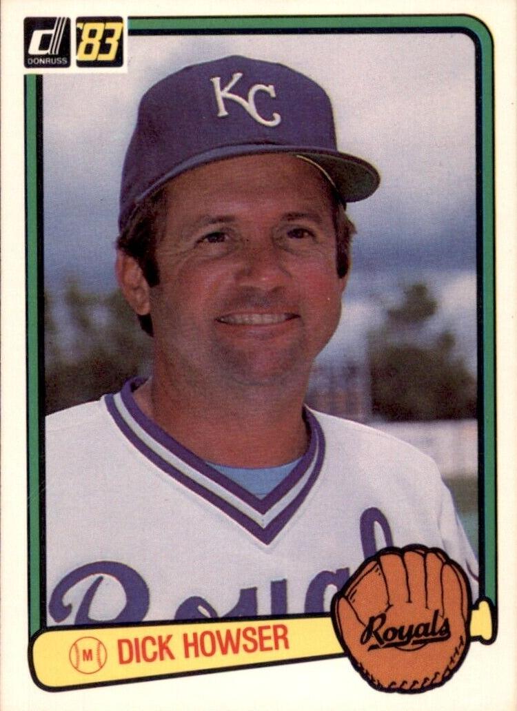 1983 Donruss Baseball Dick Howser #590