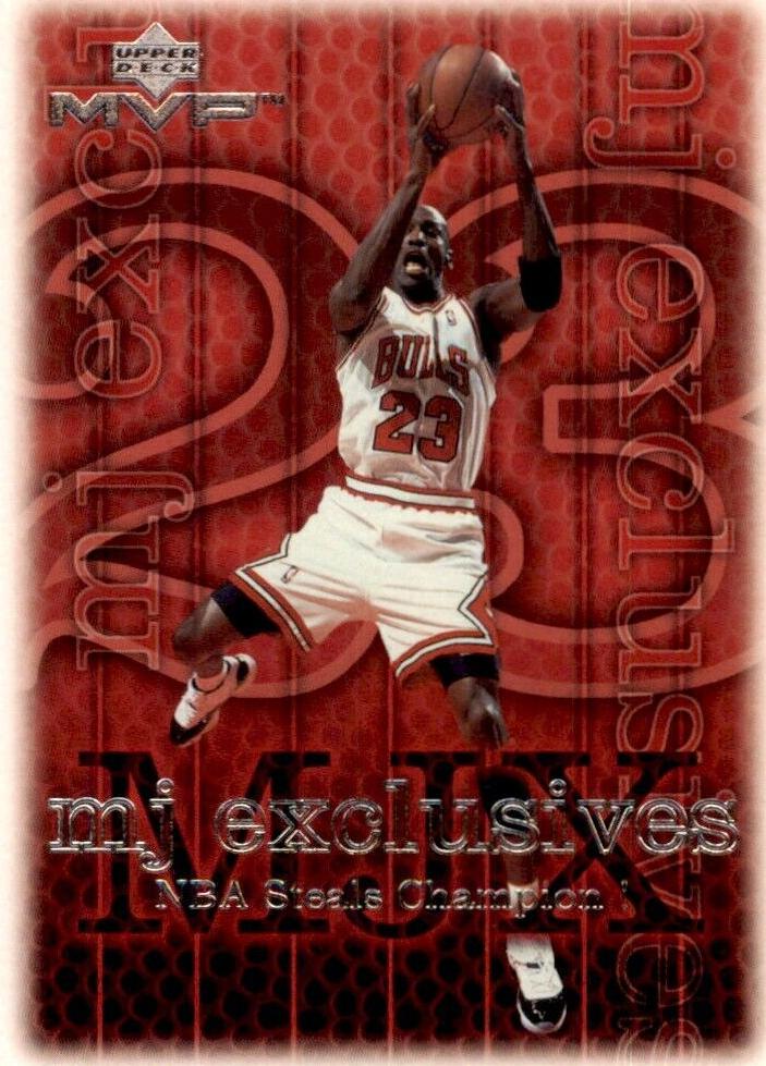 1999 Upper Deck MVP Basketball Silver Script Michael Jordan #203 PSA 9