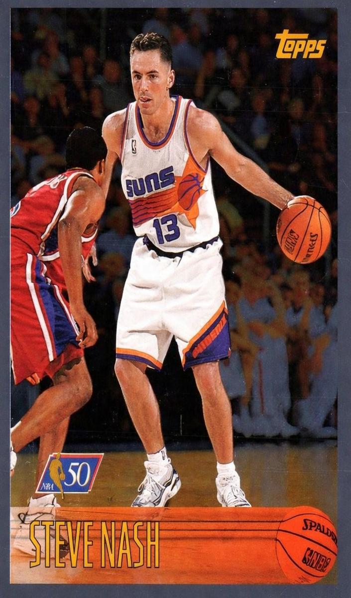 1996 Topps Basketball NBA 50th Steve Nash #182