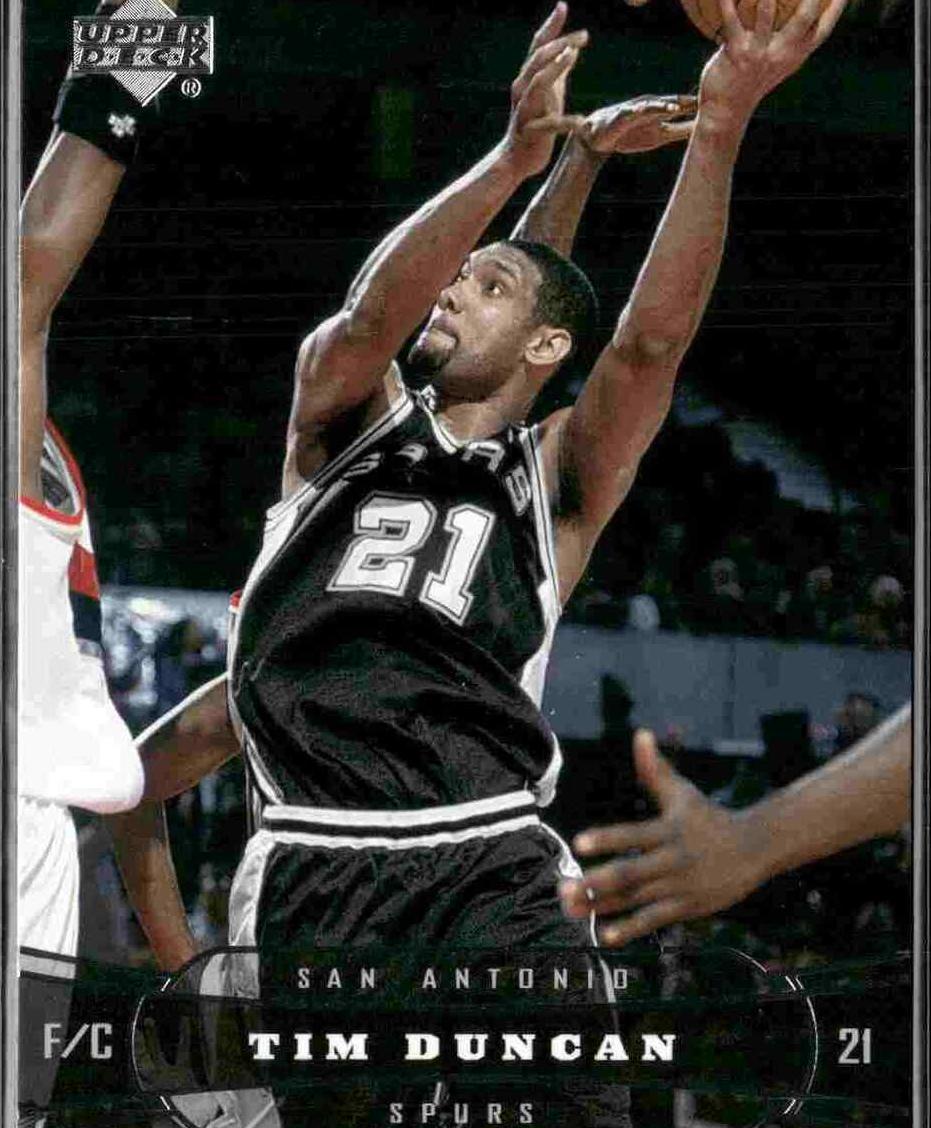 2004 Upper Deck Basketball Tim Duncan #174 PSA 8.5