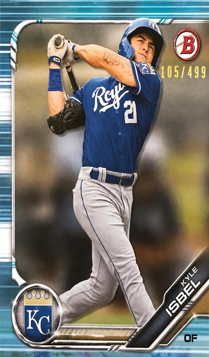 2019 Bowman Draft Baseball Sky Blue Kyle Isbel #BD-106