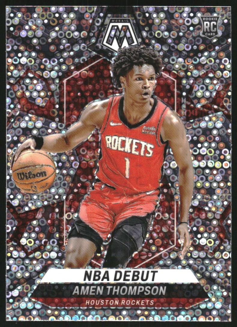 2023 Panini Mosaic Basketball Fast Break Silver Amen Thompson #269