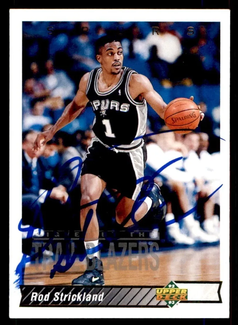 1992 Upper Deck Basketball Rod Strickland #74