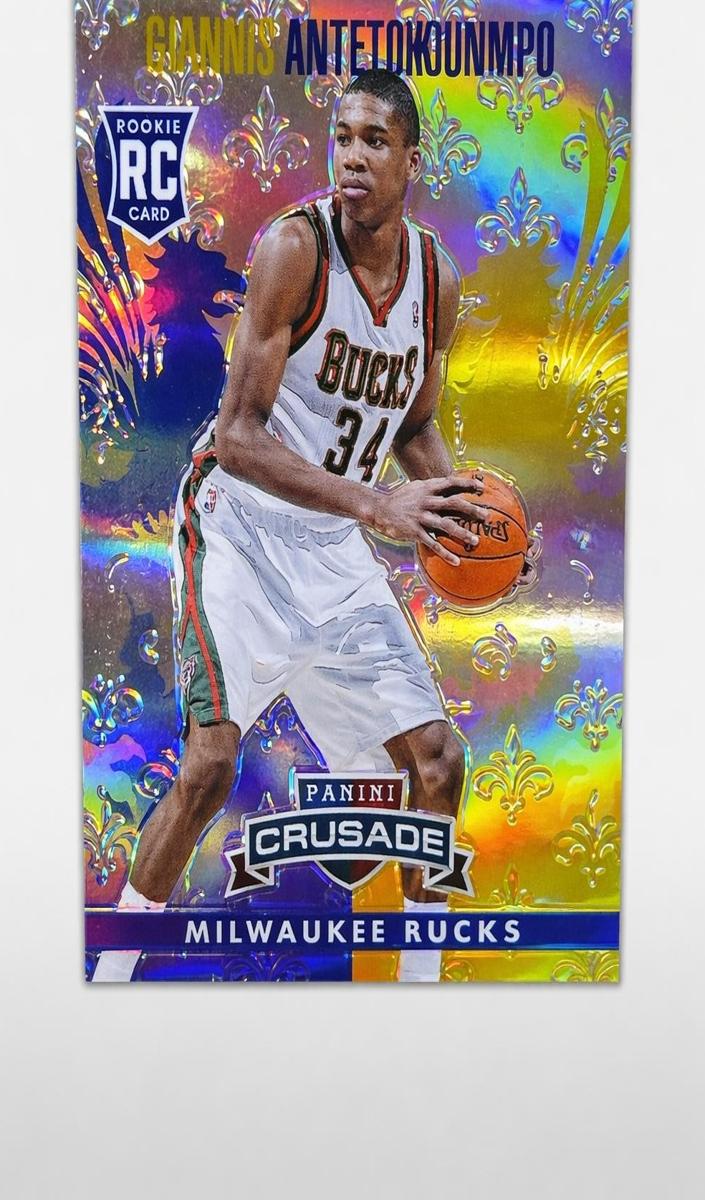 2013 Panini Crusade Basketball Blue Giannis Antetokounmpo #61 PSA 9