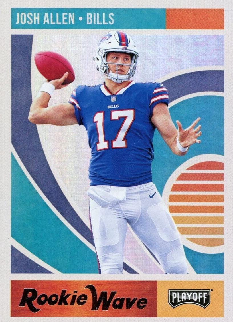 2018 Panini Playoff Football Josh Allen #4 PSA 9