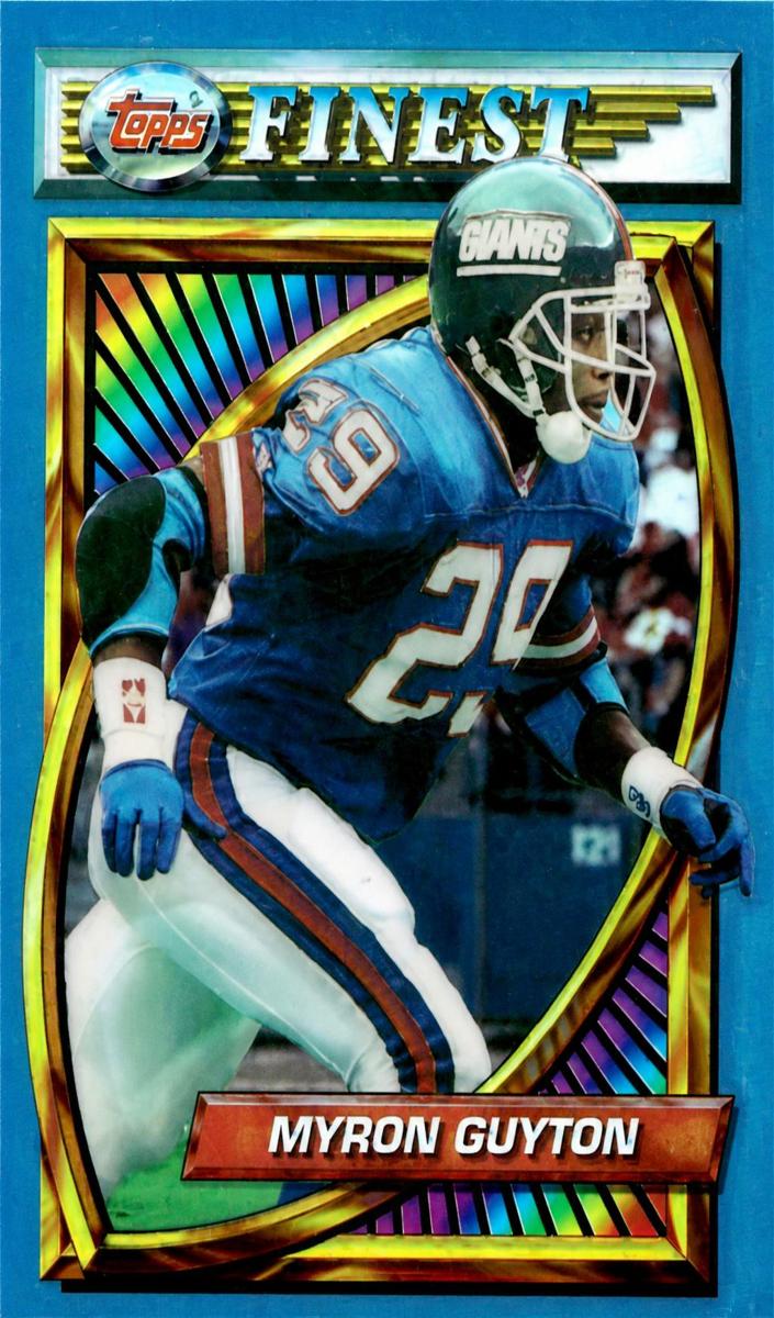 1994 Topps Finest Football Refractor Myron Guyton #88