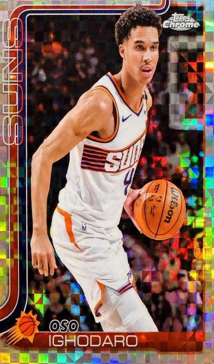 2025 Topps Chrome Basketball X-Fractor Oso Ighodaro #109