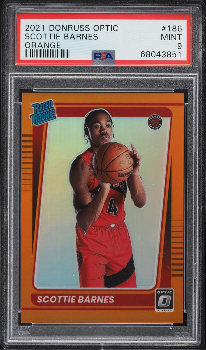 2021 Donruss Optic Basketball Orange Scottie Barnes #186