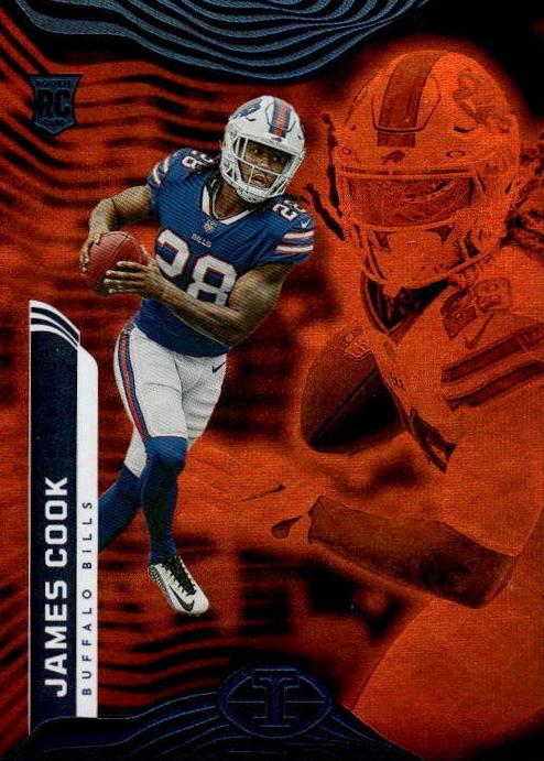 2022 Panini Illusions Football Trophy Collection Orange James Cook #11