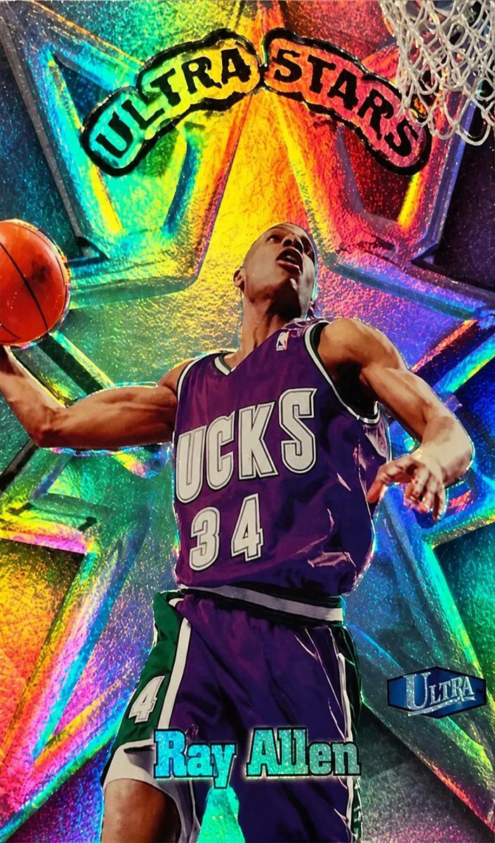 1997 Fleer Ultra Basketball Ray Allen #11 PSA 9