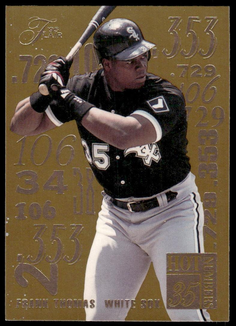 1995 Flair Baseball Frank Thomas #9 PSA 8.5