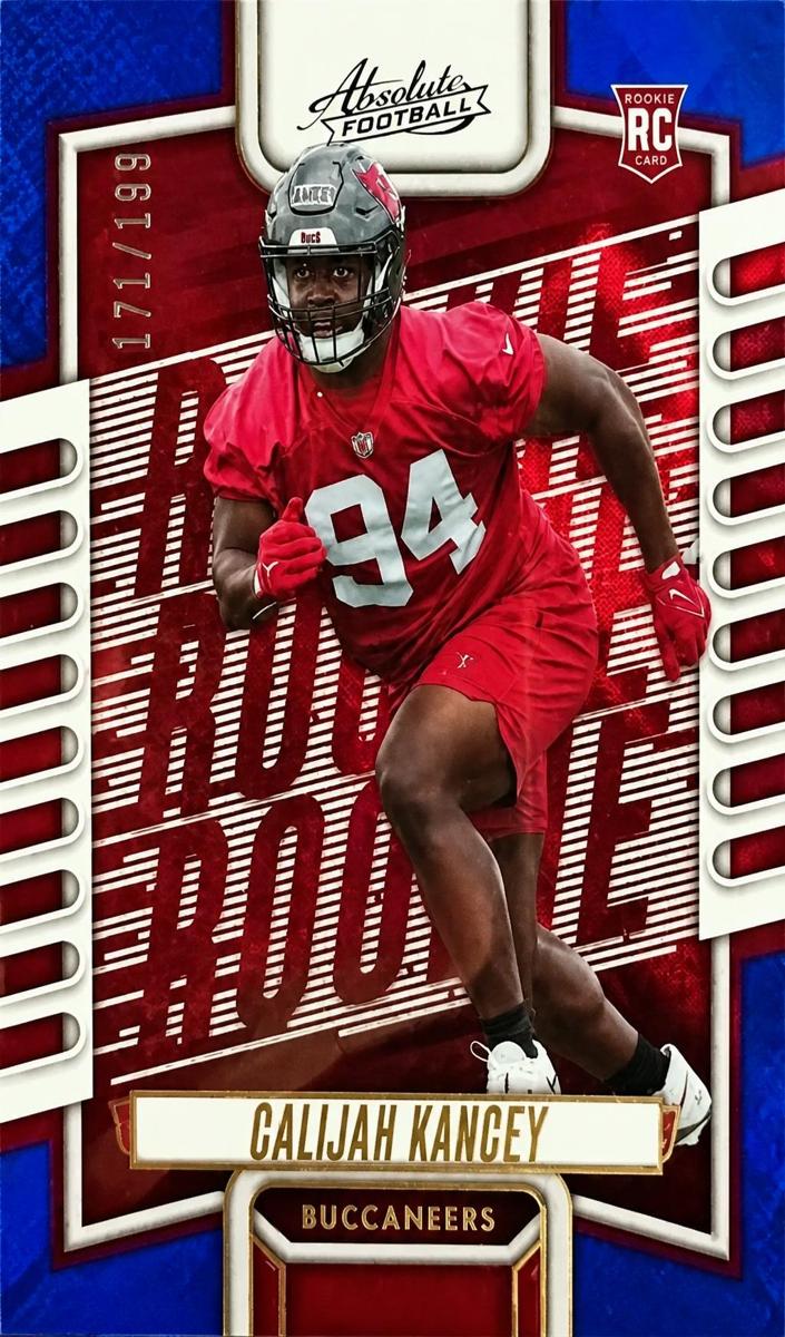 2023 Panini Absolute Football Blue Diamonds Calijah Kancey #155