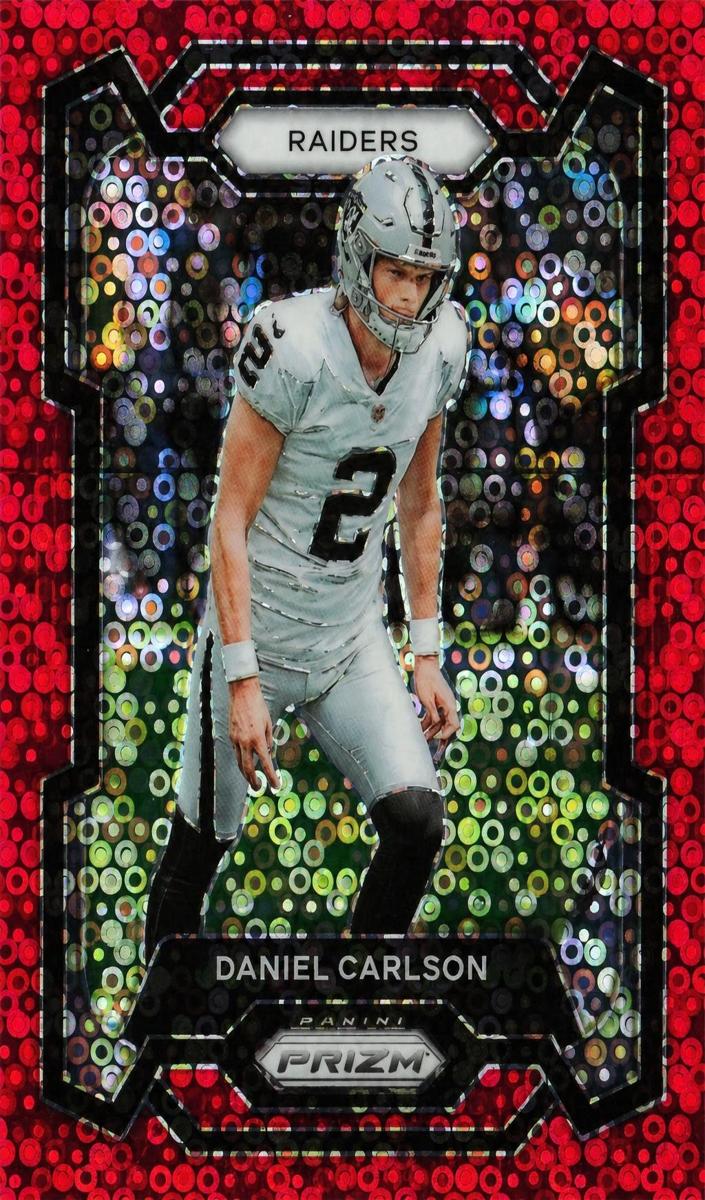 2023 Panini Prizm Football No Huddle Red Daniel Carlson #173