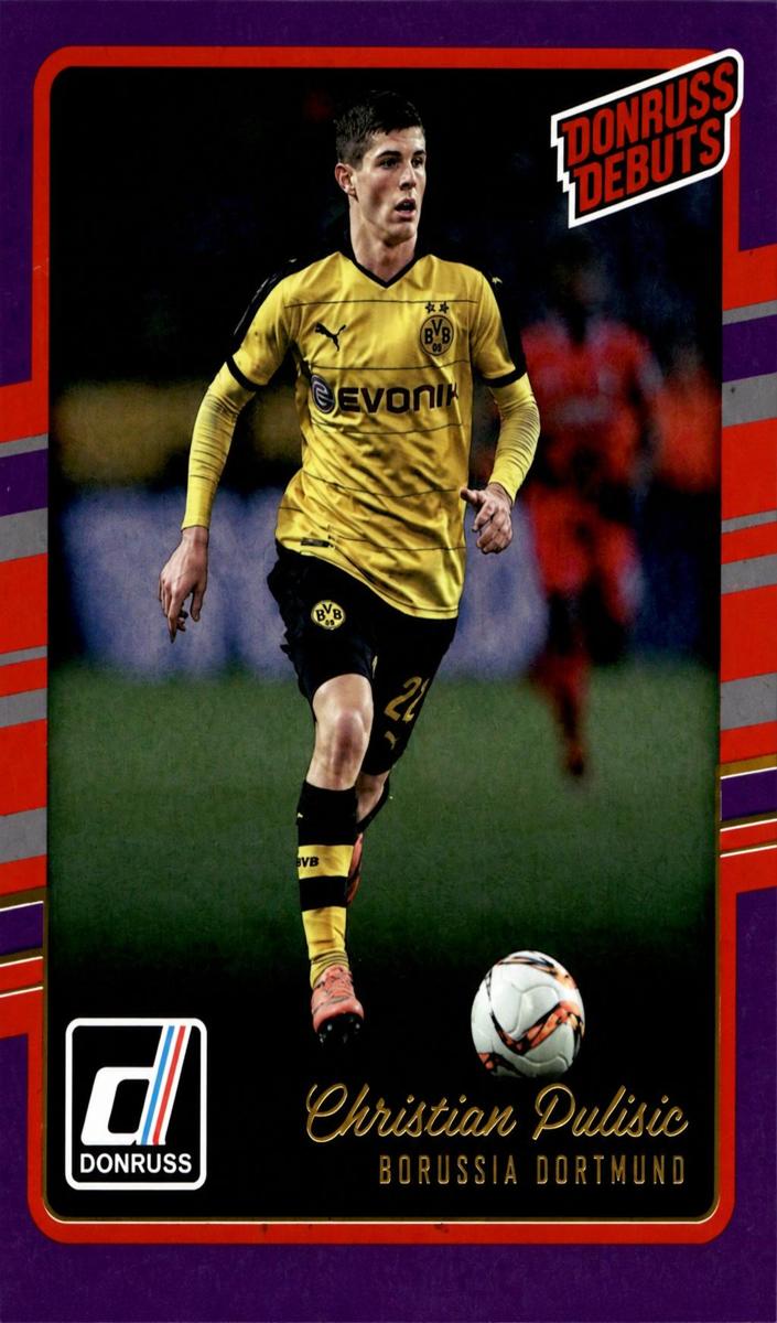 2016 Panini Donruss Soccer Purple Christian Pulisic #224