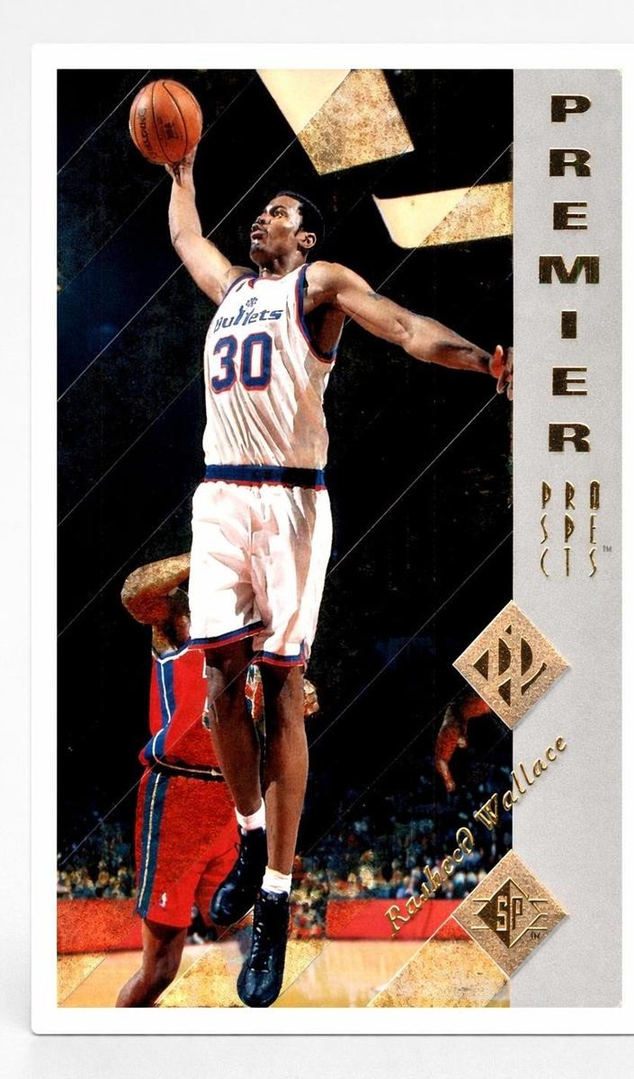 1995 SP Basketball Rasheed Wallace #167 PSA 9