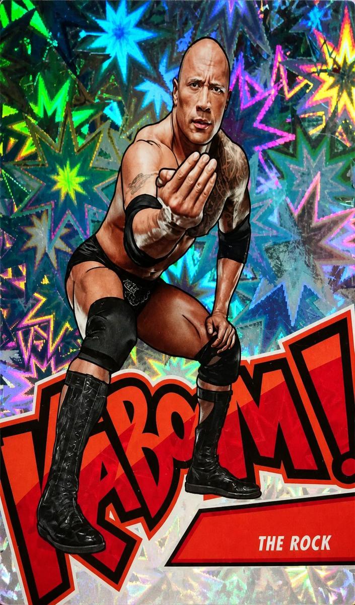 2023 Panini Revolution WWE Wrestling The Rock #6 PSA 9