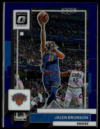2022 Donruss Optic Basketball Purple Jalen Brunson #3