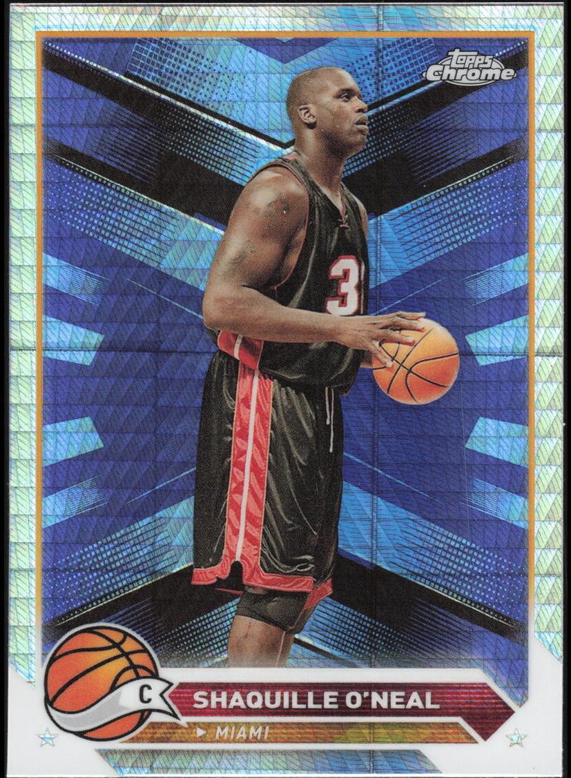 2023 Topps Chrome Basketball Prism Refractor Shaquille O'Neal #148 SGC 9.5