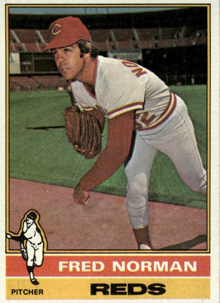 1976 Topps Baseball Fred Norman #609 PSA 9