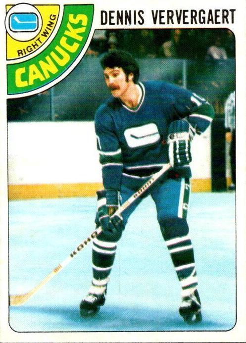 1978 Topps Hockey Dennis Ververgaert #52