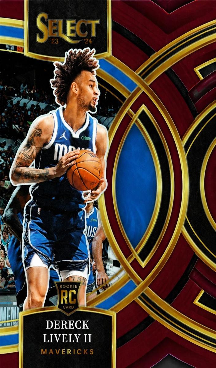 2023 Panini Select Basketball Die-Cut Maroon Dereck Lively II #111
