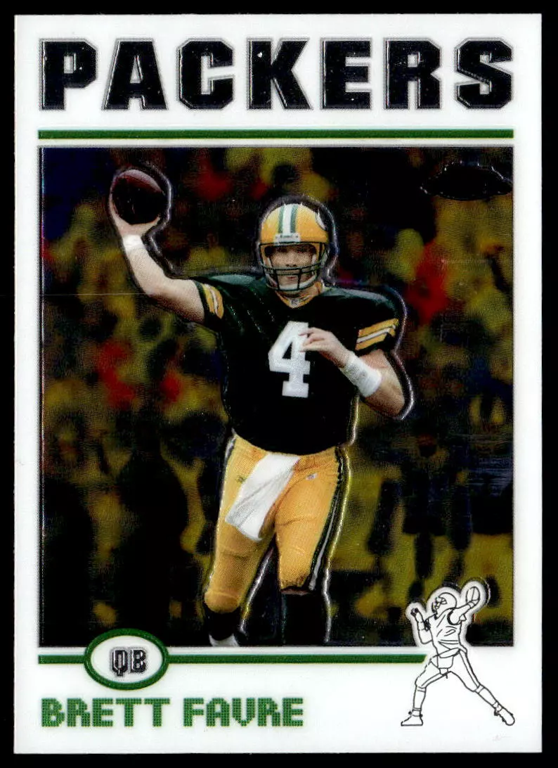 2004 Topps Chrome Football Brett Favre #100