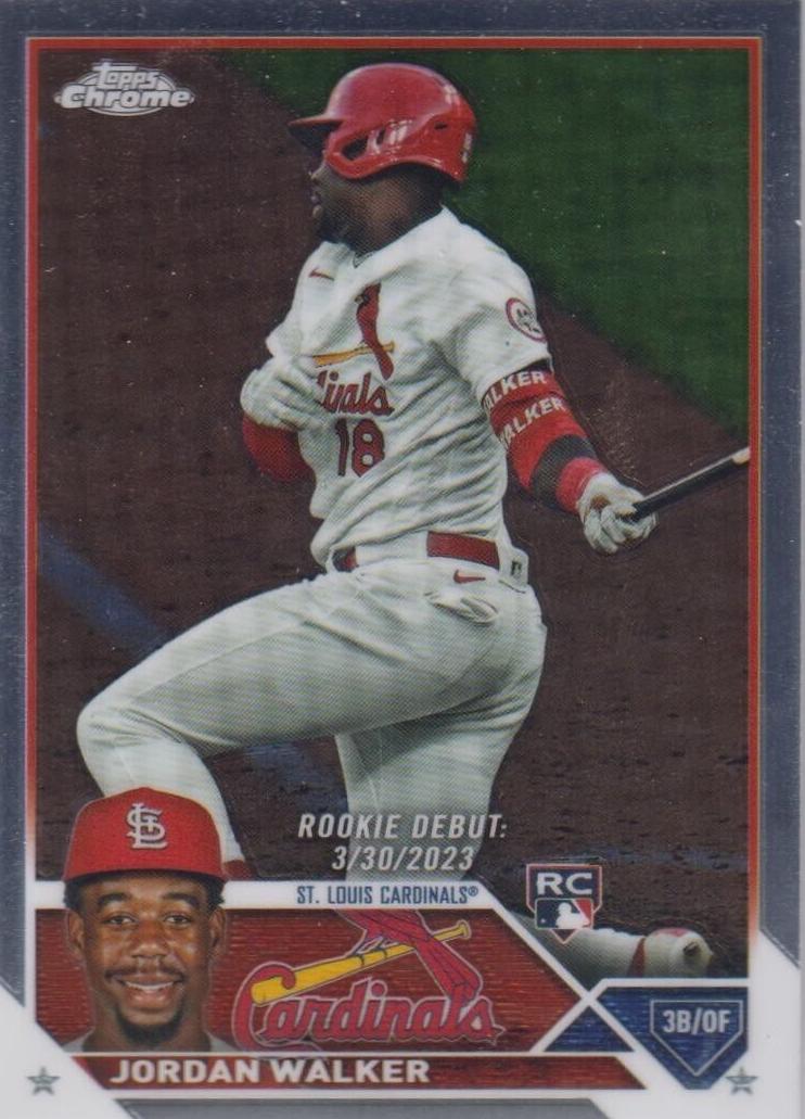 2023 Topps Chrome Update Baseball Jordan Walker #USC150 PSA 9