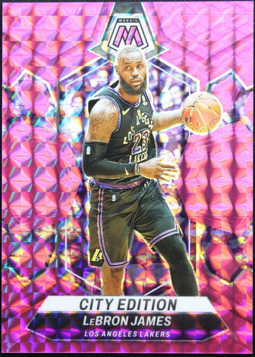 2023 Panini Mosaic Basketball Pink LeBron James #278