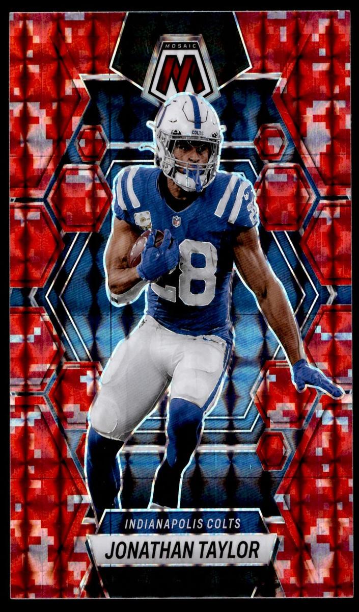 2023 Panini Mosaic Football Camo Red Jonathan Taylor #94