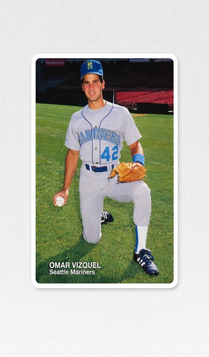1989 Mother's Cookies Baseball Omar Vizquel #15 PSA 9