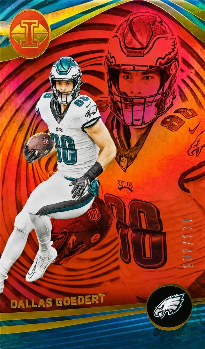 2023 Panini Illusions Football Trophy Collection Red Dallas Goedert #86